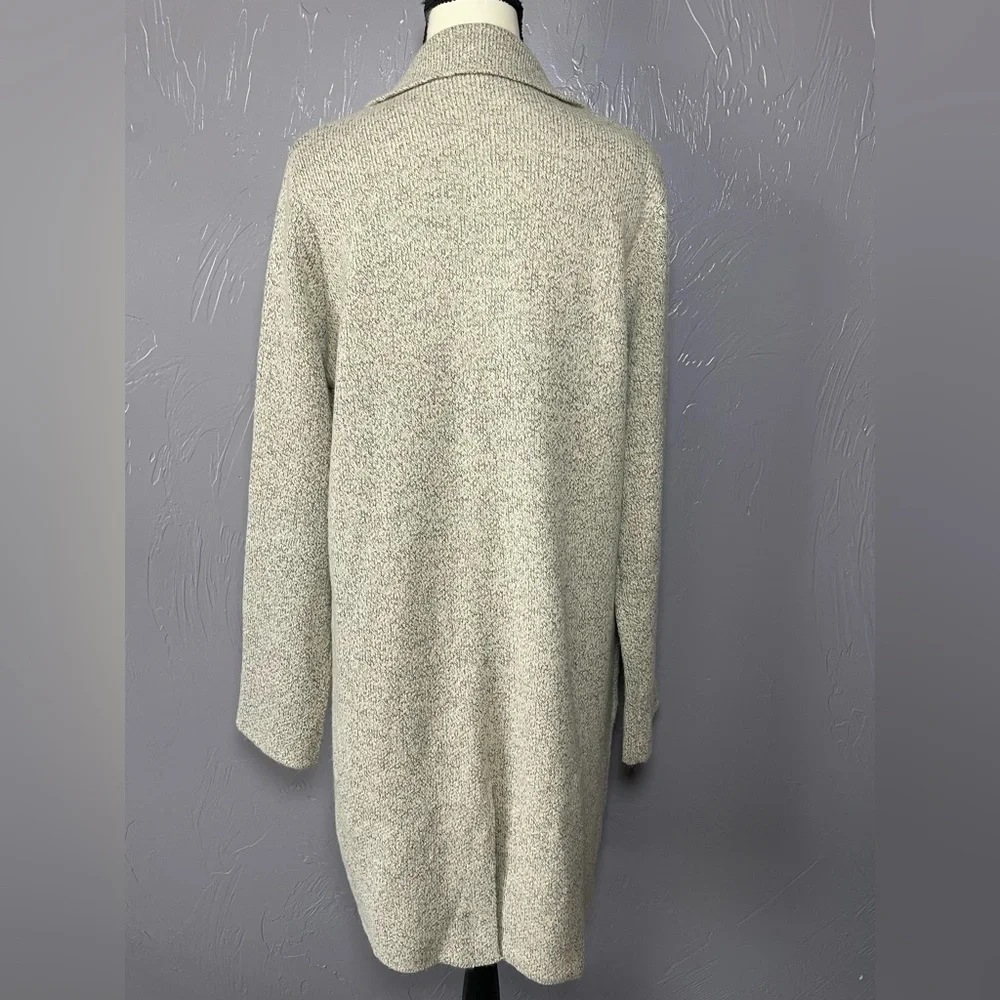 Staccato Women's Size Large Long Knit Open Front Cardigan - Picture 6 of 10
